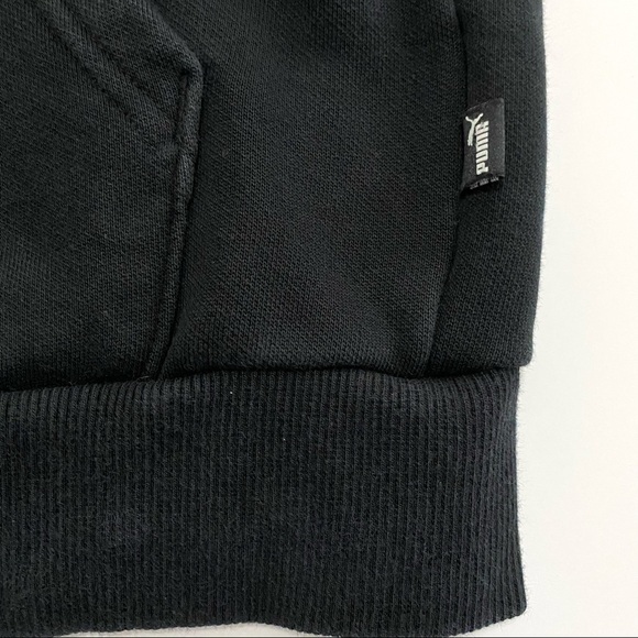 PUMA Black Hooded Zip Up Sweatshirt Jacket Coat Small Unisex  Casual - Picture 7 of 16